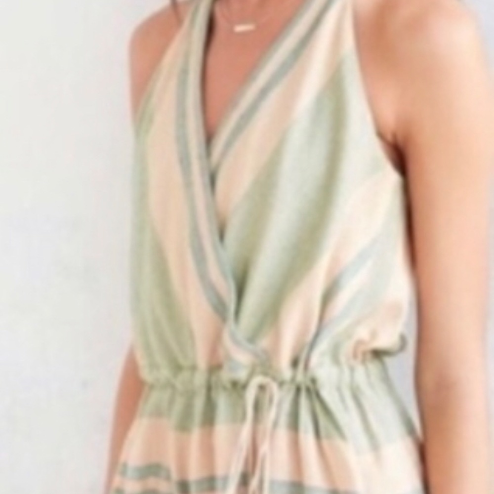 Urban Outfitters Ecote Fonda Striped Romper Size S - Picture 3 of 11